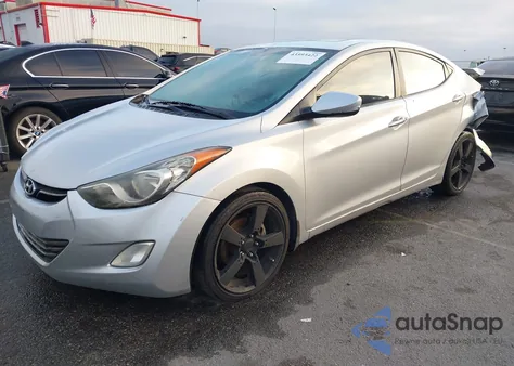 2012 Hyundai Elantra Limited (Ulsan Plant) из США, поврежденный, VIN KMHDH4AE2CU443013